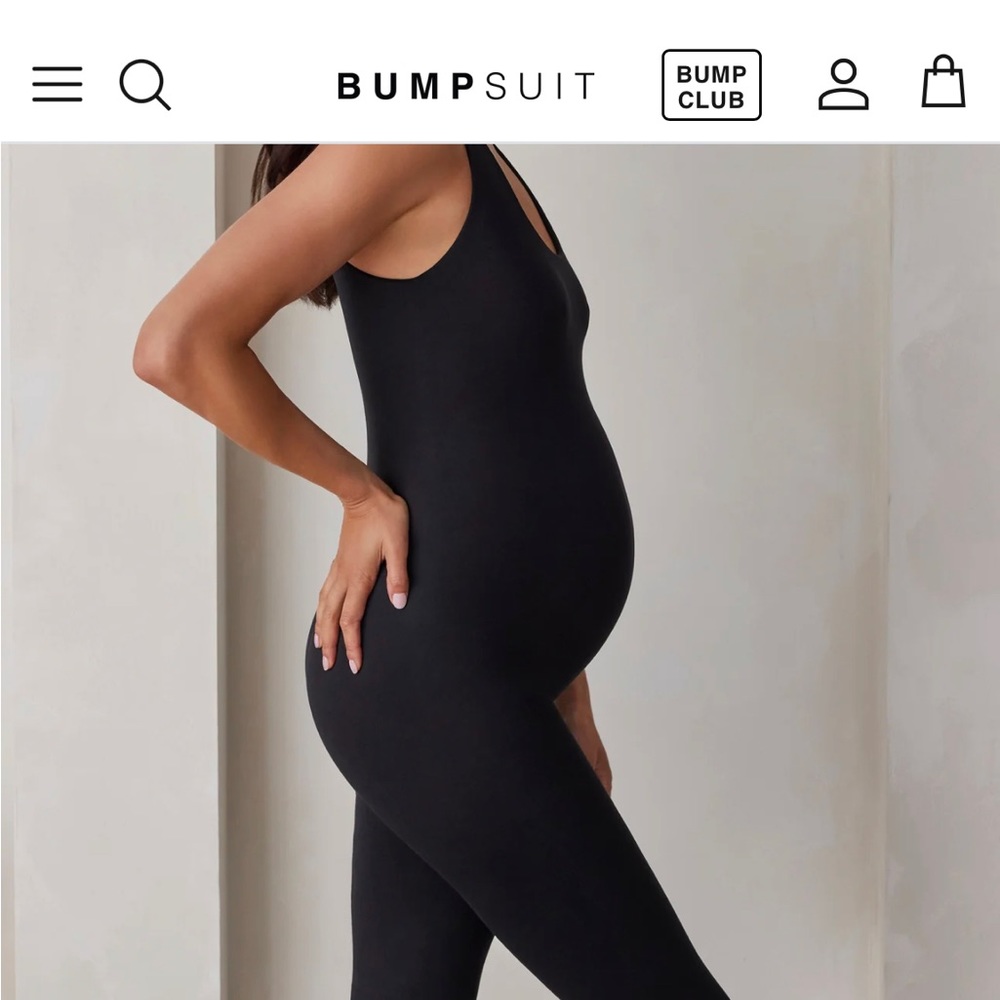 Bumpsuit Maternity Black Ankle-Length Jumpsuit